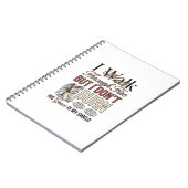 Carnet Marche chrétienne à travers le feu vintage (Côté gauche)