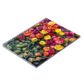 Carnet Marché de Fleurs Fraîches – Floral Vibrant (Côté gauche)