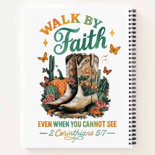 Carnet Marche Par La Foi... (Dos)