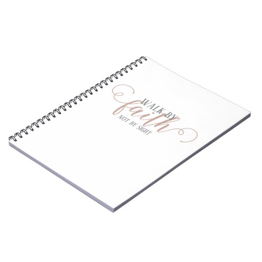 Carnet Marcher Par La Foi, (Côté gauche)