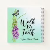 Carnet Marcher par la foi Bible Verse (Dos)