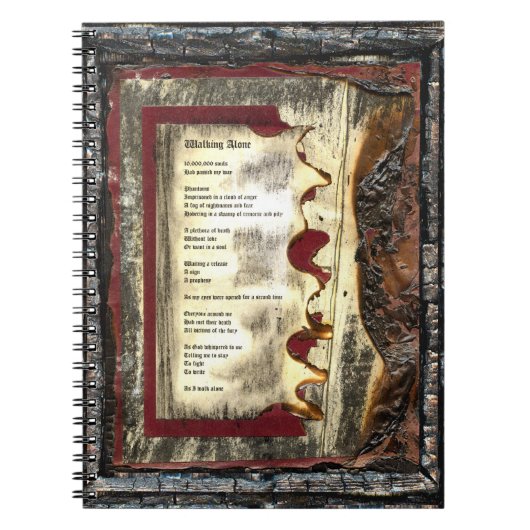 Carnet Marcher seul (Devant)