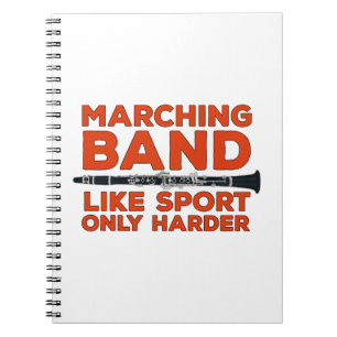 Carnet Marching Band Comme Sport Seulement Plus Harder
