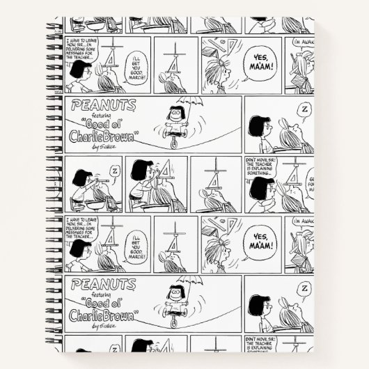 Carnet Marcie & Pepperment Patty En Classe (Devant)