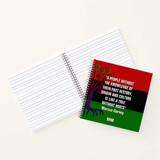 Carnet Marcus Garvey TREE SANS RACINE Monogramme (Intérieur)