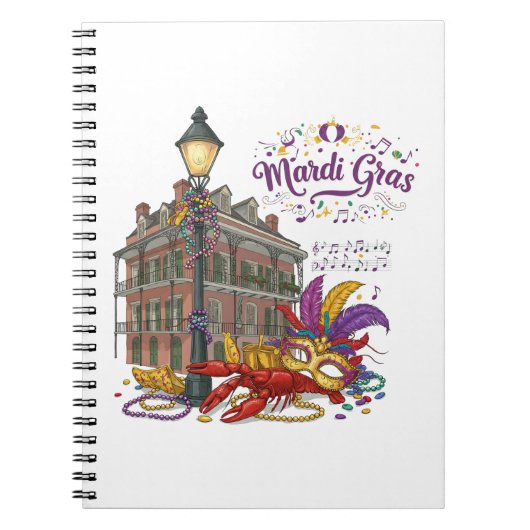 Carnet Mardi gras (Devant)