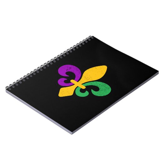 Carnet Mardi Gras Fleur De Lis (Côté gauche)