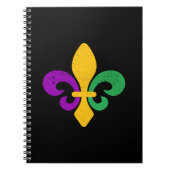 Carnet Mardi Gras Fleur De Lis (Devant)