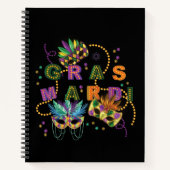 Carnet Mardi Gras moderne (Devant)