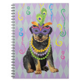 Carnet Mardi Gras Rottweiler (Devant)