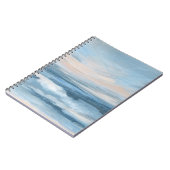 Carnet Marée basse - Peinture Abstraite du paysage marin (Côté gauche)