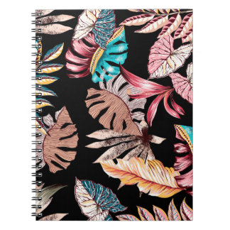 Carnet Marée vintage folklorique feuille