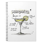 Carnet Margarita Drink Recette Conception (Devant)