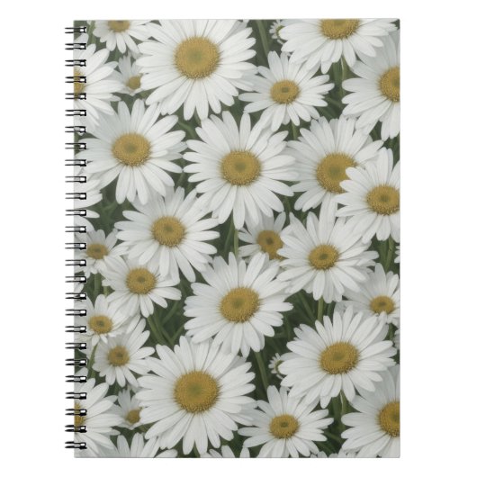 Carnet Marguerite blanche (Devant)