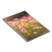 Carnet Marguerite rose fleur sauvage (Côté Droit)