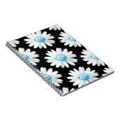 Carnet Marguerites à points bleus (Côté Droit)