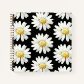 Carnet Marguerites à points jaunes (Devant)