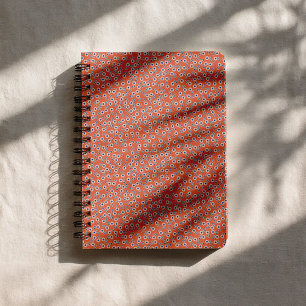 Carnet Marguerites blanches et feuilles de cobalt – Mini 