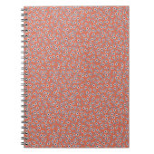 Carnet Marguerites blanches et feuilles de cobalt – Mini (Devant)
