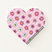 Carnet Marguerites rose et blanc Fleur sauvage Whimsy (Dos)