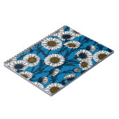 Carnet Marguerites sur bleu (Côté gauche)