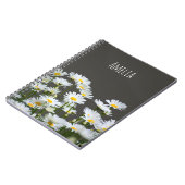 Carnet Marguerites sur le gris (Côté gauche)