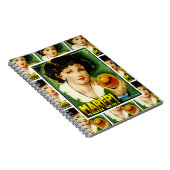 Carnet Mari Pi Orange Étiquette multi-impression (Côté Droit)