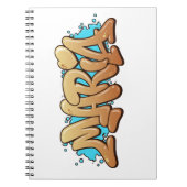 Carnet Maria Graffiti Art Nom - (Devant)