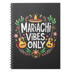 Carnet Mariachi Vibes Uniquement Mexique Amateurs de musi