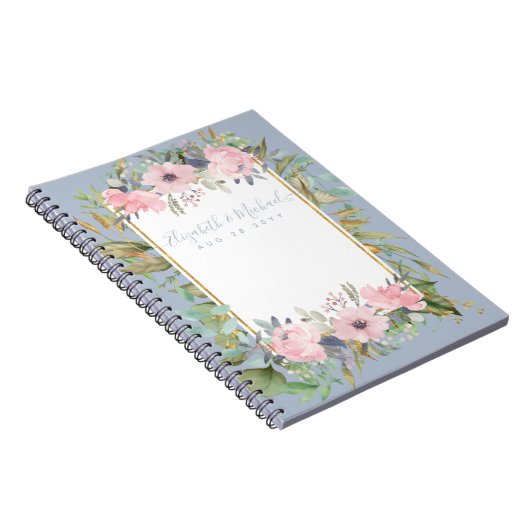 Carnet Mariage Boho rose pâle (Côté Droit)