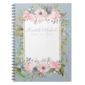 Carnet Mariage Boho rose pâle (Devant)