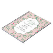 Carnet Mariage botanique souple (Côté gauche)