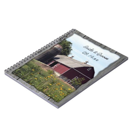 Carnet Mariage campagnard Red Barn (Côté gauche)