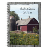 Carnet Mariage campagnard Red Barn (Devant)