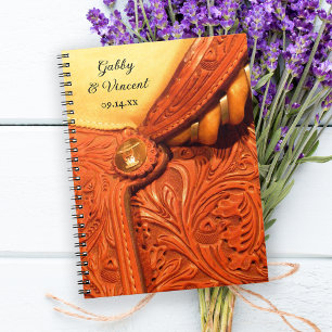 Carnet Mariage campagnard Western Saddle