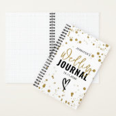 Carnet Mariage Confetti Or Moderne BUJO (À l'intérieur)