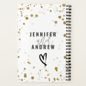 Carnet Mariage Confetti Or Moderne BUJO (Verso)