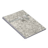 Carnet Mariage Damask Vintage Blanc Mariage Vieux (Côté Droit)