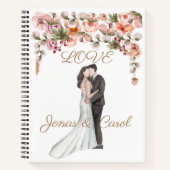 Carnet Mariage d'amour personnalisé Modifier dans le papi (Devant)