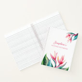 Carnet Mariage d'aquarelle Bird of Paradise (Intérieur)