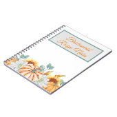 Carnet Mariage de automne de Bridesmaid Recette Faveur (Côté gauche)