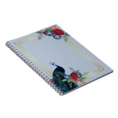 Carnet Mariage de automne d'hiver Peacock Blue Burgundy (Côté Droit)