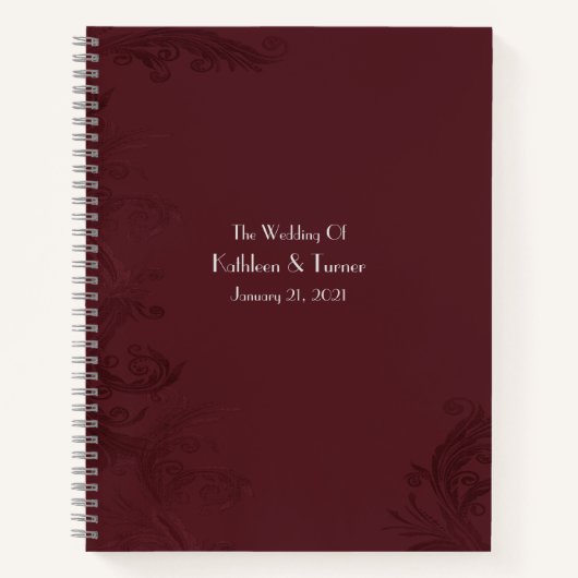 Carnet Mariage de Bourgogne (Devant)