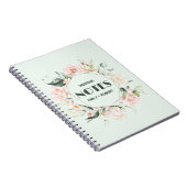 Carnet Mariage de cadre rose et blanc Roses (Côté Droit)