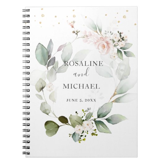 Carnet Mariage de couronnes florales (Devant)