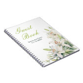 Carnet Mariage de fleurs blanches (Côté Droit)