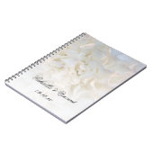 Carnet Mariage de fleurs de carnation blanche (Côté gauche)
