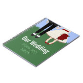 Carnet Mariage de jardin, (Côté gauche)