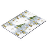 Carnet Mariage de Noël blanc Répétition design (Côté gauche)