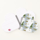 Carnet Mariage de Noël blanc Répétition design (Intérieur)